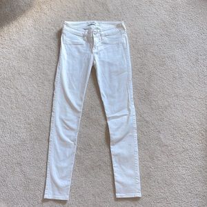 White Hollister Skinny Jeans (rarely worn)